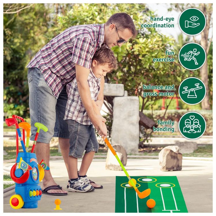 Conjunto-de-Tacos-de-Golfe-Infantil-com-6-Bolas-para-foto-2