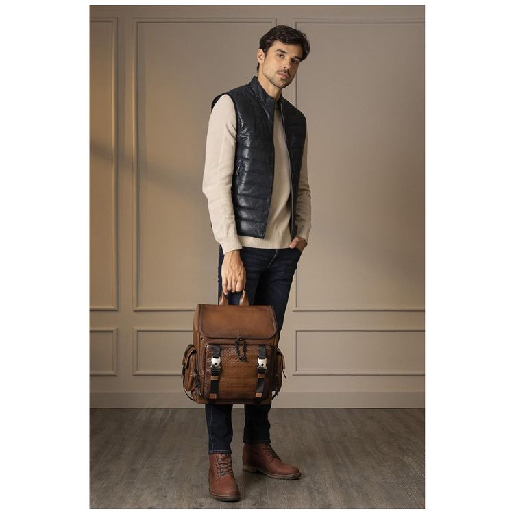 Mochila-Masculina-de-Couro-para-Laptop-VELEZ-Marrom-foto-2