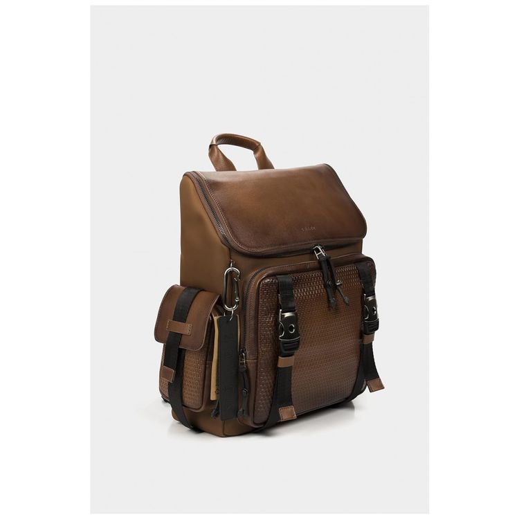 Mochila-Masculina-de-Couro-para-Laptop-VELEZ-Marrom-foto-3