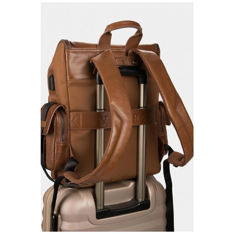 Mochila-Masculina-de-Couro-para-Laptop-VELEZ-Marrom-foto-4