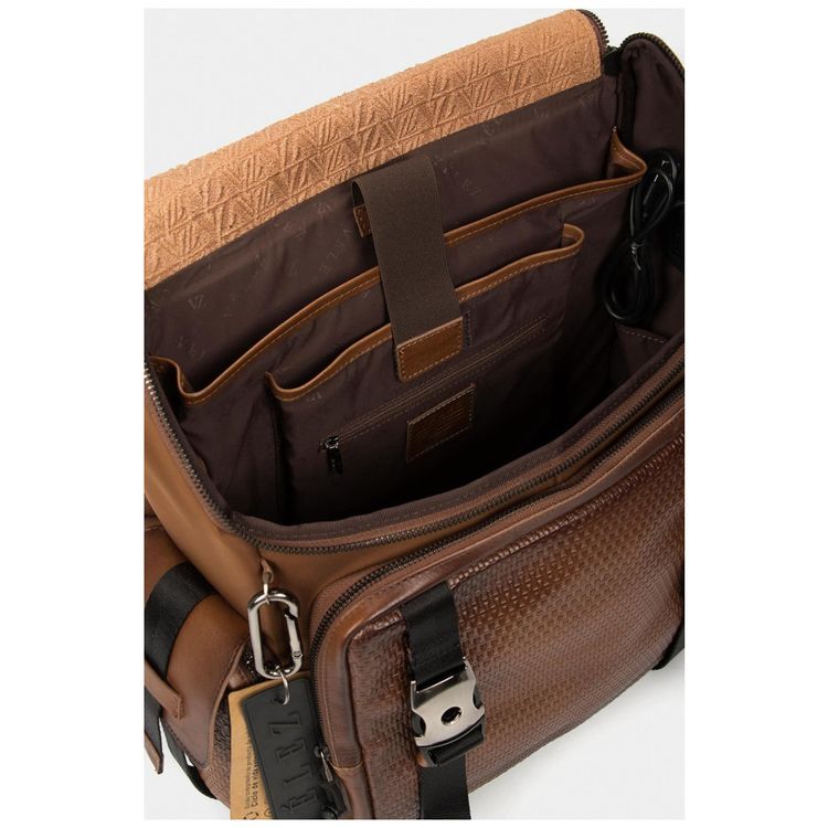 Mochila-Masculina-de-Couro-para-Laptop-VELEZ-Marrom-foto-5