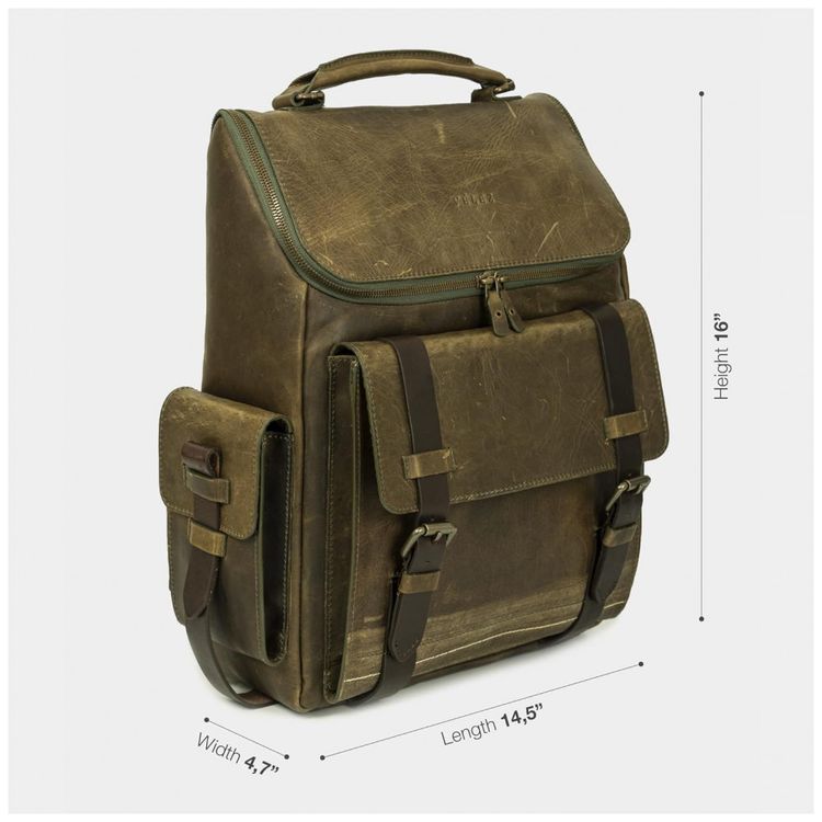Mochila-Masculina-de-Couro-para-Laptop-VELEZ-Verde-foto-2
