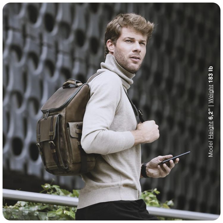 Mochila-Masculina-de-Couro-para-Laptop-VELEZ-Verde-foto-3