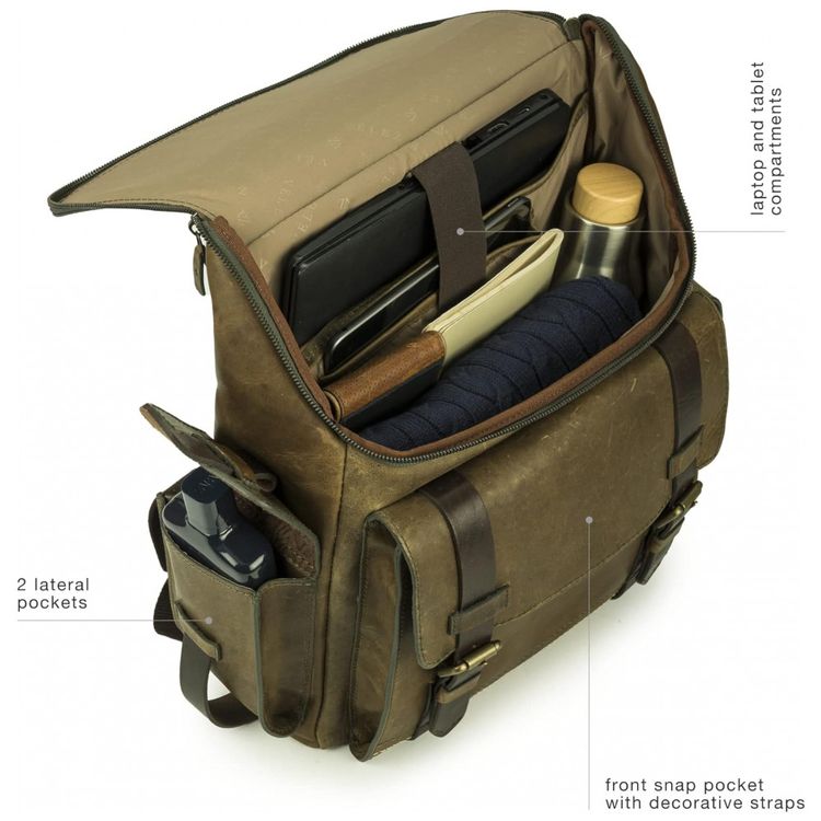 Mochila-Masculina-de-Couro-para-Laptop-VELEZ-Verde-foto-4