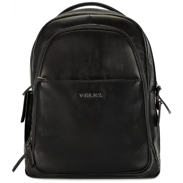 Mochila-Masculina-de-Couro-para-Laptop-VELEZ-Preto-Fosco-foto-0
