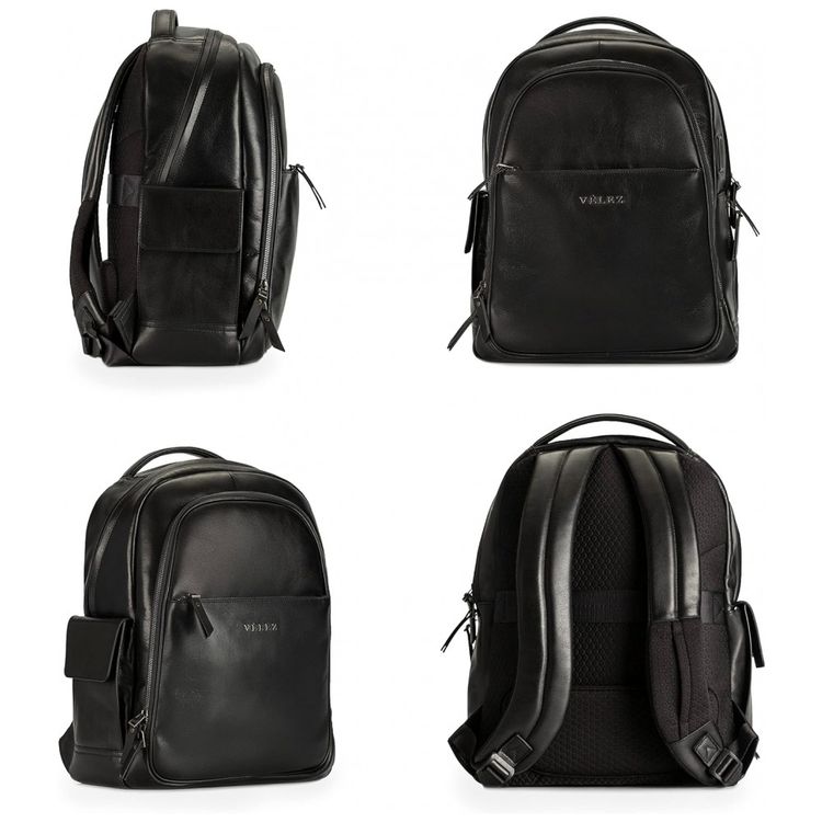 Mochila-Masculina-de-Couro-para-Laptop-VELEZ-Preto-Fosco-foto-3