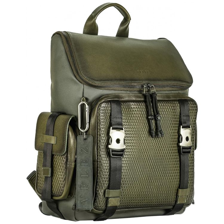 Mochila-Masculina-de-Couro-Vintage-para-Laptop-VELEZ-Verde-foto-0