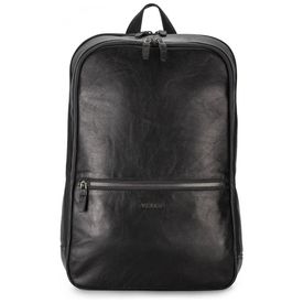 Mochila-Unissex-de-Couro-para-Laptop-VELEZ-Preta-foto-0