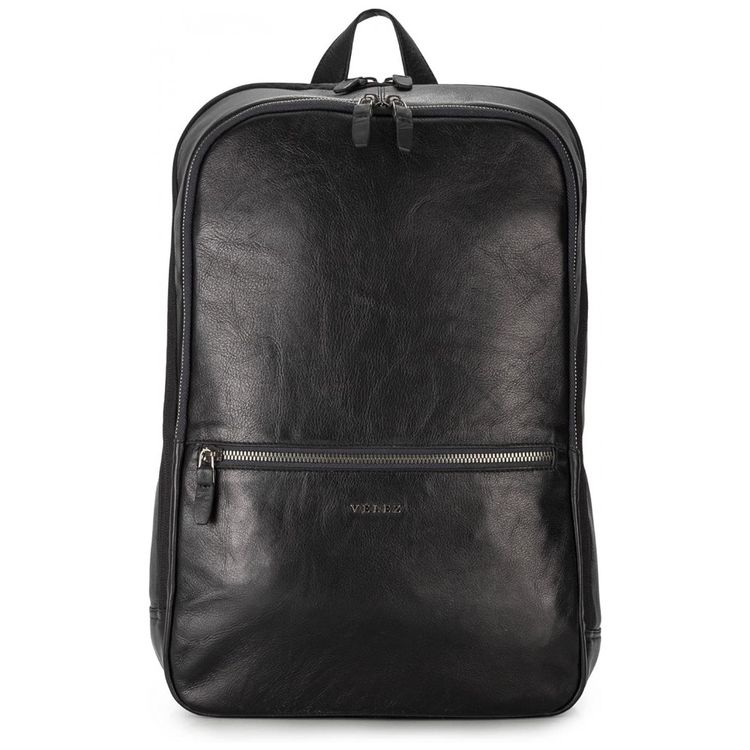 Mochila-Unissex-de-Couro-para-Laptop-VELEZ-Preta-foto-0