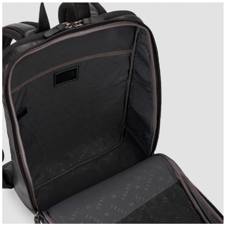 Mochila-Unissex-de-Couro-para-Laptop-VELEZ-Preta-foto-5