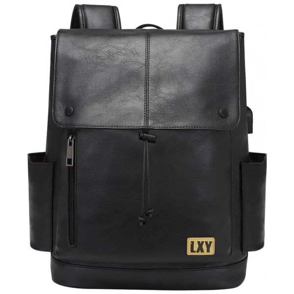 Mochila-Unissex-de-Couro-Sintetico-para-Laptop-e-Porta-foto-0