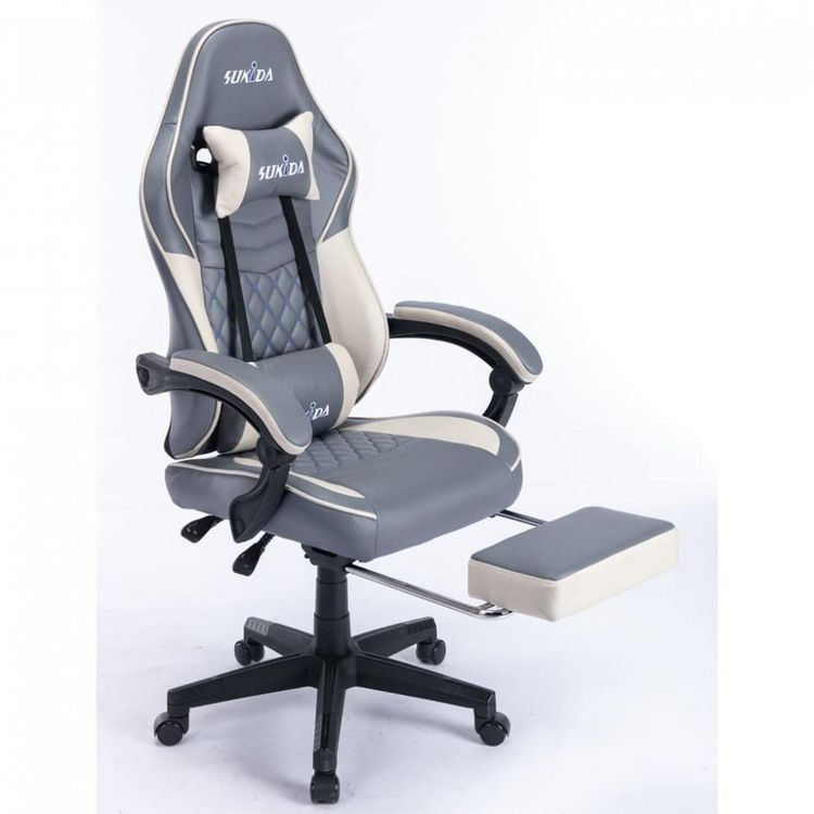 Cadeira-Gamer-Ergonomica-com-Apoio-para-Lombar-e-Cabeca-foto-3