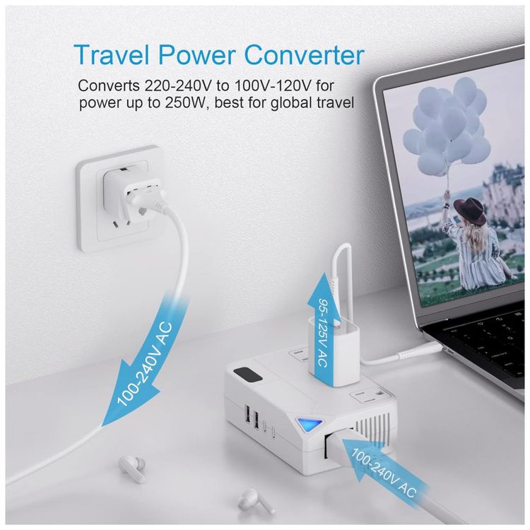 Transformador-de-Tensao-100V-Para-220V-Ate-250W-com-3-Portas-foto-2