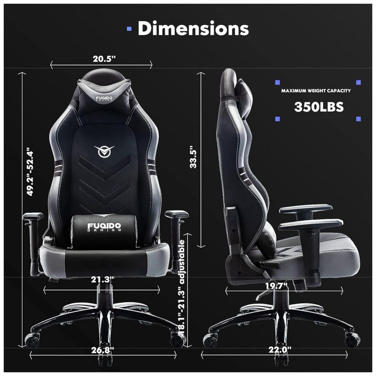 Cadeira-Gamer-Reclinavel-e-Giratoria-com-Apoio-de-Braco-3D-foto-2