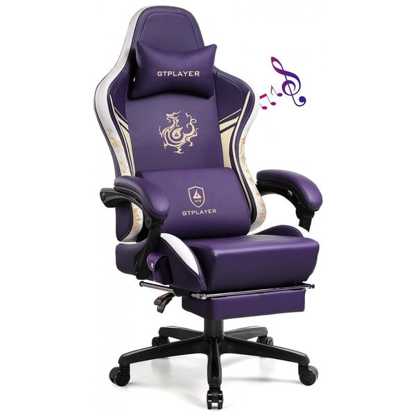 Cadeira-Gamer-Reclinavel-e-Giratoria-com-Alto-Falantes-foto-0