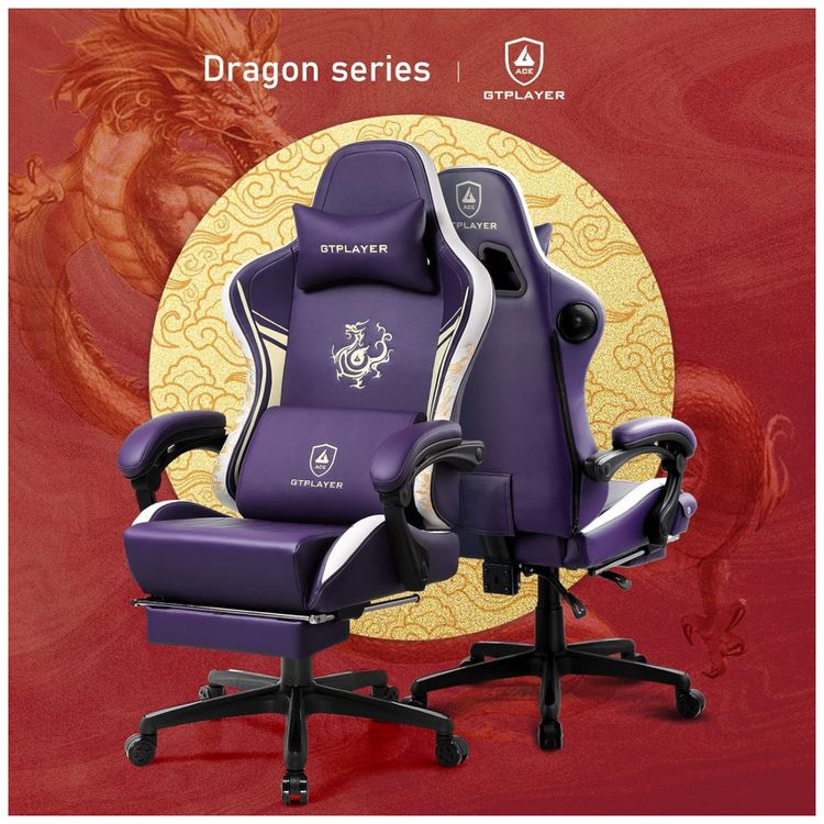 Cadeira-Gamer-Reclinavel-e-Giratoria-com-Alto-Falantes-foto-2