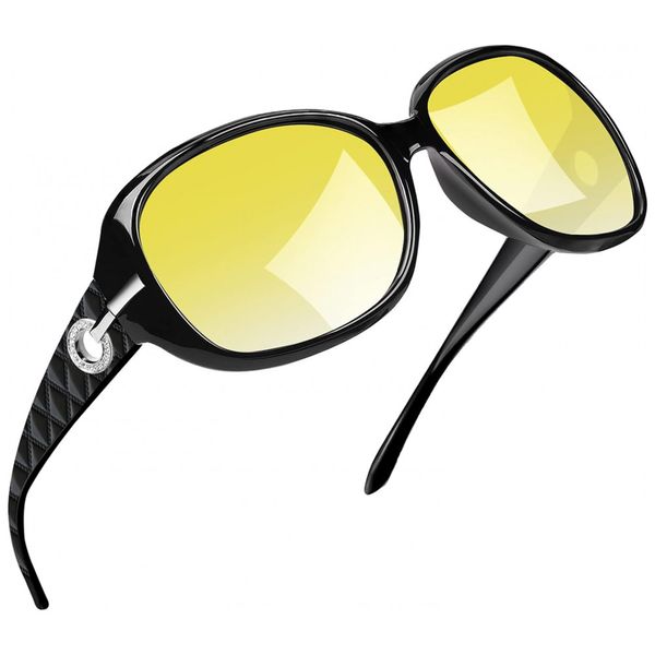 Oculos-de-Sol-Feminino-com-Protecao-UV-Joopin-A15-Preto-e-foto-0