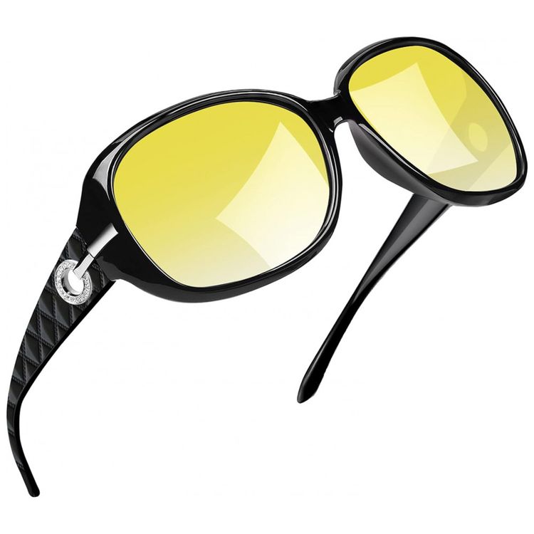 Oculos-de-Sol-Feminino-com-Protecao-UV-Joopin-A15-Preto-e-foto-0