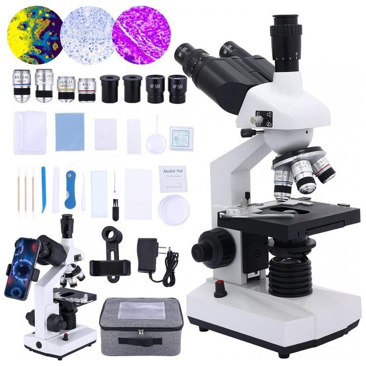 Microscopio-Trinocular-Ampliacao-de-40X-5000X-com-Iluminacao-foto-0