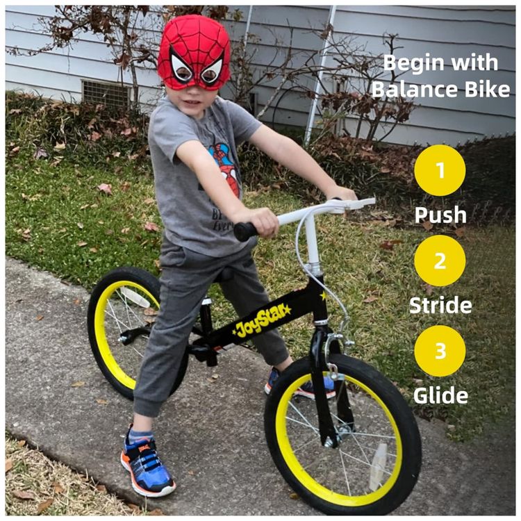 Bicicleta-sem-Pedal-para-Criancas-de-3-a-8-Anos-com-Freio-a-foto-4