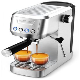 Maquina-de-Cafe-Expresso-em-Aco-Inoxidavel-com-Bocal-de-foto-0