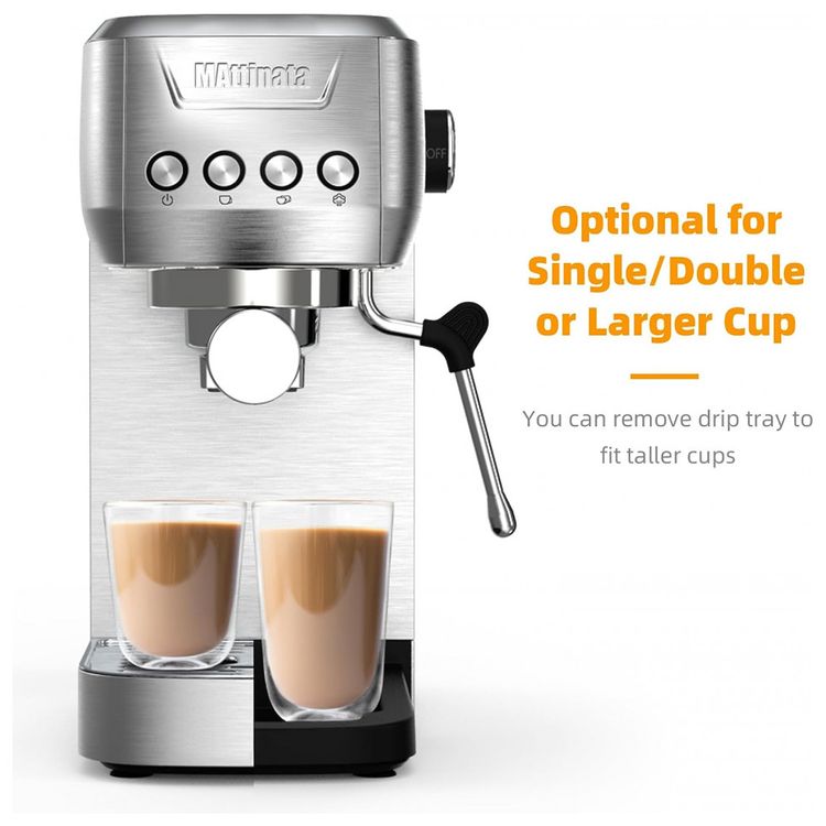 Maquina-de-Cafe-Expresso-em-Aco-Inoxidavel-com-Bocal-de-foto-2