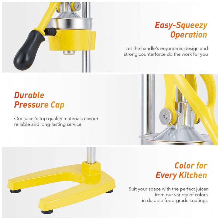 Espremedor-de-Frutas-Manual-Profissional-Aco-Fundido-CO-Z-foto-4