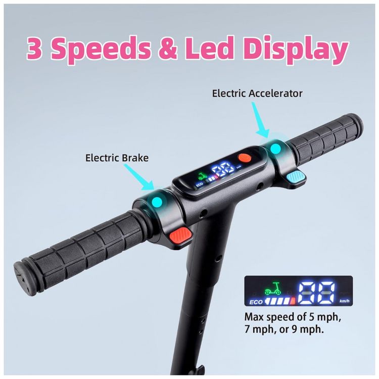 Patinete-Eletrico-para-Criancas-de-6-a-12-anos-com-Display-foto-1