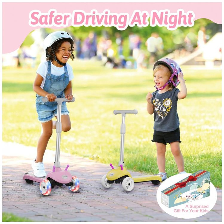 Patinete-Eletrico-para-Criancas-de-2-a-8-anos-com-3-Rodas-e-foto-2