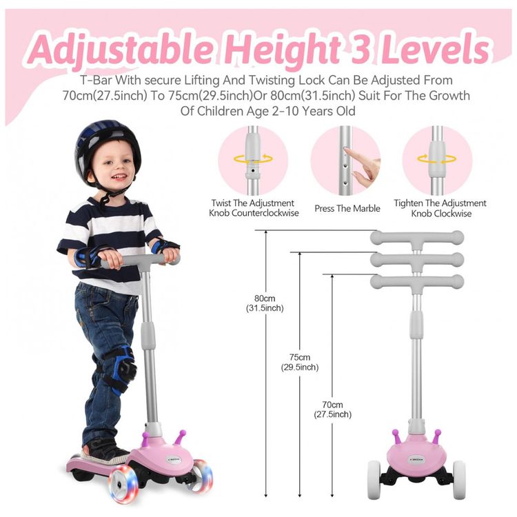 Patinete-Eletrico-para-Criancas-de-2-a-8-anos-com-3-Rodas-e-foto-5