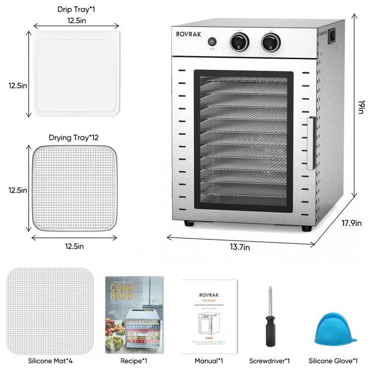 Desidratador-de-Alimentos-com-5-Bandejas-Aco-Inoxidavel-e-foto-4