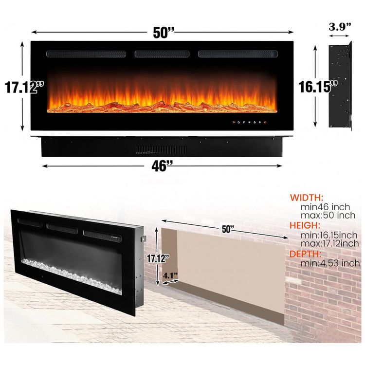 Lareira-Eletrica-de-Embutir-A43x127L-com-Controle-Remoto-e-foto-5