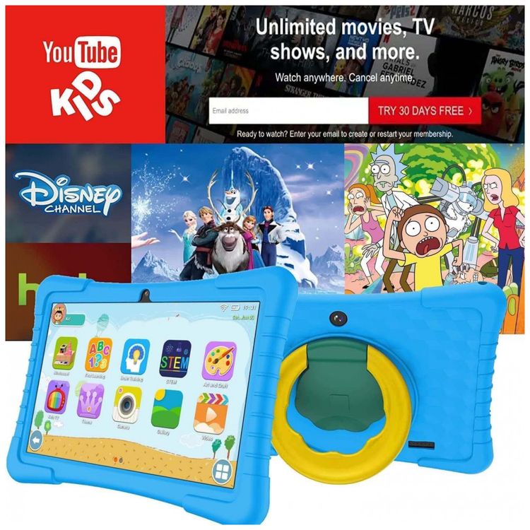 Tablet-Infantil-10-Android-com-Controle-de-Pais-WiFi-e-foto-2