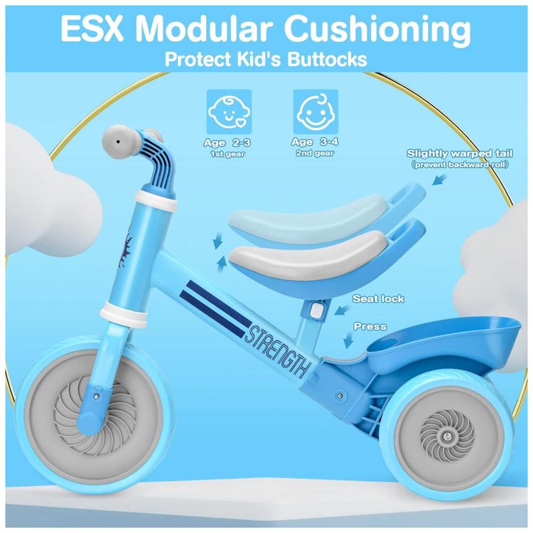 Bicicleta-sem-Pedal-com-4-Rodas-para-Criancas-de-2-a-4-Anos-foto-1