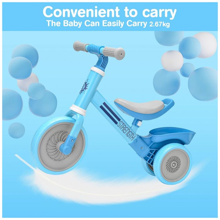 Bicicleta-sem-Pedal-com-4-Rodas-para-Criancas-de-2-a-4-Anos-foto-4