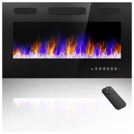 Lareira-Eletrica-de-Embutir-A45x152L-com-Controle-Remoto-e-foto-0