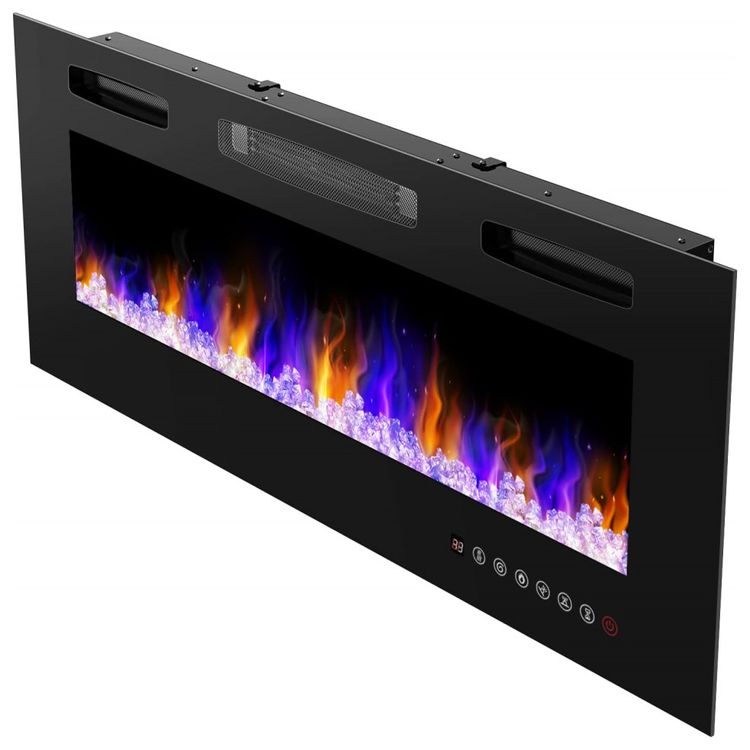 Lareira-Eletrica-de-Embutir-A45x152L-com-Controle-Remoto-e-foto-1