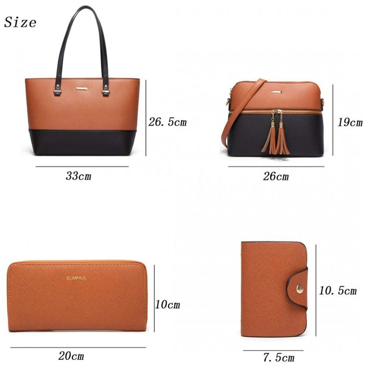 Conjunto-de-Bolsas-Femininas-em-Couro-Sintetico-4-Pecas-com-foto-3