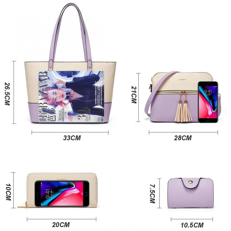 Conjunto-de-Bolsas-Femininas-em-Couro-Sintetico-4-Pecas-com-foto-3