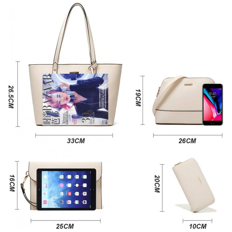 Conjunto-de-Bolsas-Femininas-em-Couro-Sintetico-4-Pecas-com-foto-4