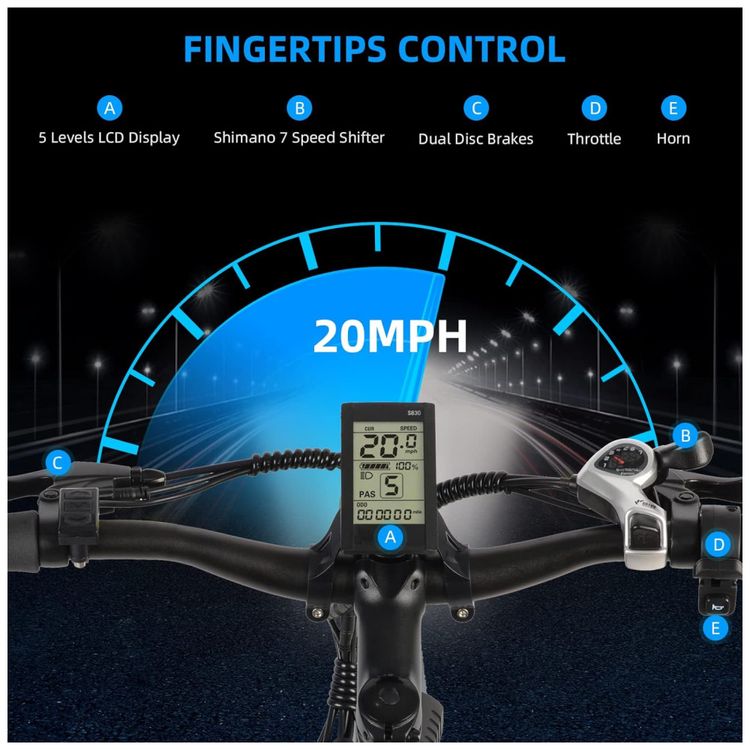 Bicicleta-Eletrica-para-Adultos-ate-90-km-com-7-Velocidades-foto-5
