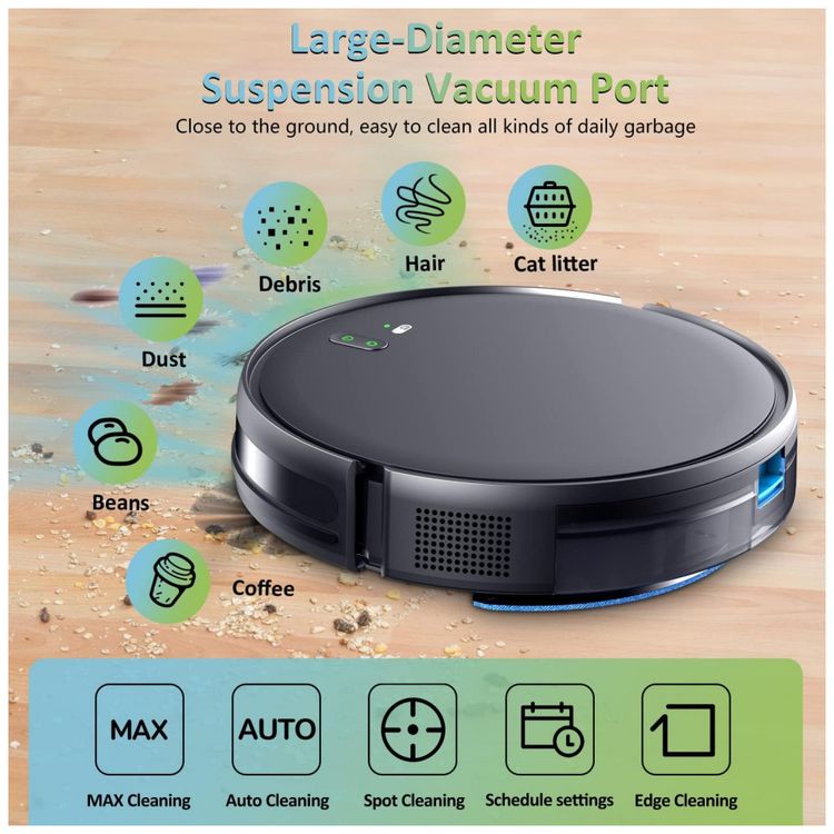 Aspirador-de-Po-Robo-2-em-1-com-Conexao-via-APP-WI-FI-e-Auto-foto-5