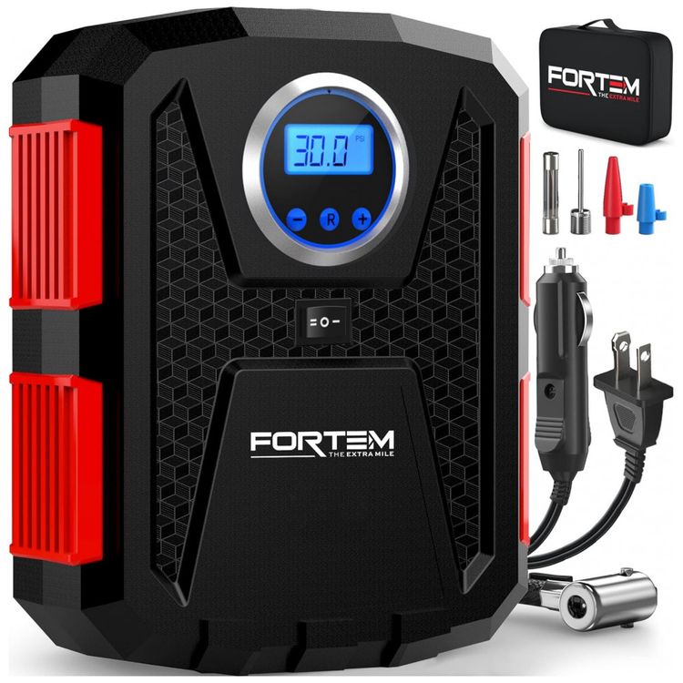 Compressor-de-Ar-com-Fio-Portatil-150-PSI-Recarregavel-com-foto-0
