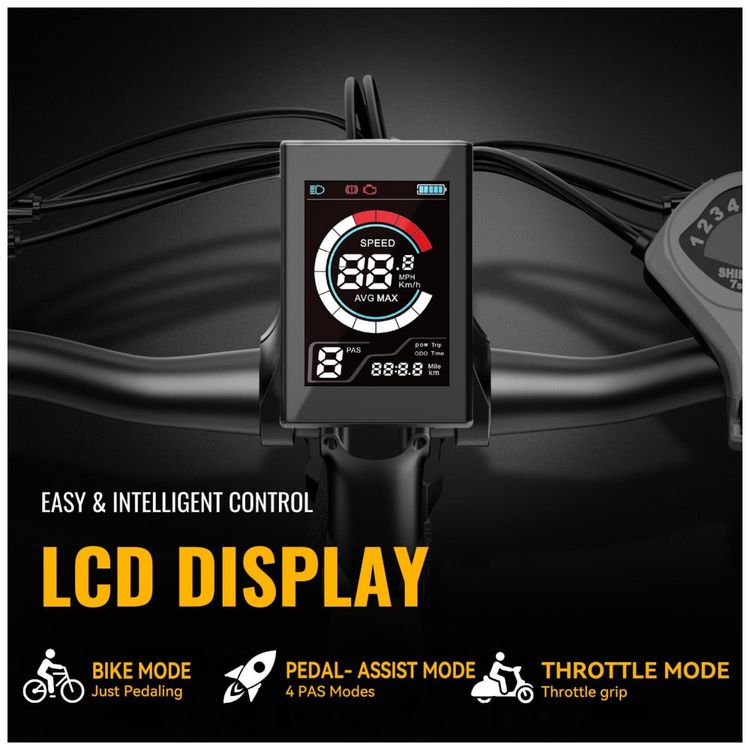 Bicicleta-Eletrica-para-Adultos-ate-64-km-com-Bateria-foto-1
