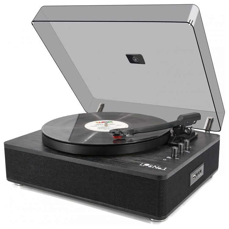 Toca-Discos-Retro-com-3-Velocidades-e-Alto-Falantes-Estereo-foto-0