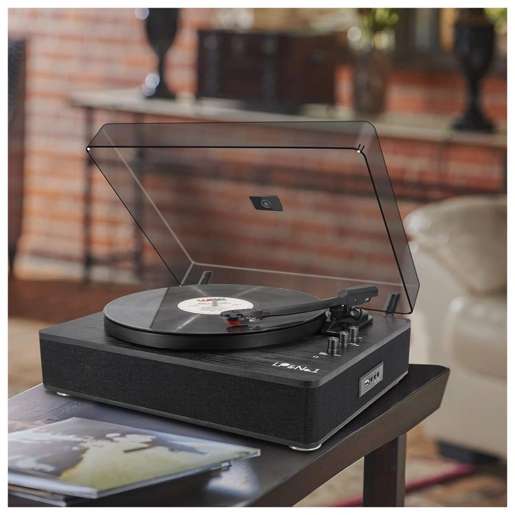 Toca-Discos-Retro-com-3-Velocidades-e-Alto-Falantes-Estereo-foto-5
