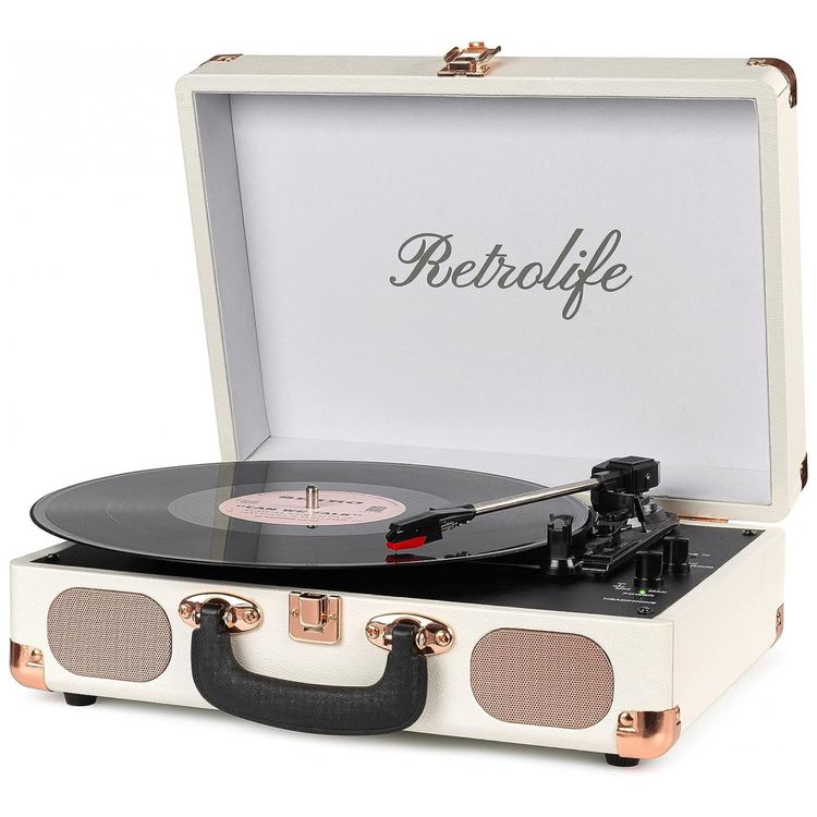 Toca-Discos-Retro-3-Velocidades-com-Bluetooth-e-Alto-foto-0
