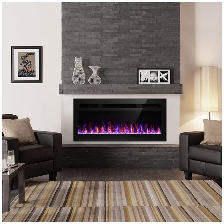Lareira-Eletrica-de-Embutir-A43x109L-com-Controle-Remoto-e-foto-1