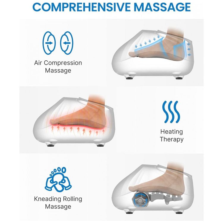Massageador-Eletrico-para-Pes-com-3-Configuracoes-e-foto-2