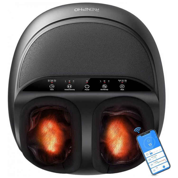 Massageador-Eletrico-para-Pes-com-3-Configuracoes-e-APP-para-foto-0